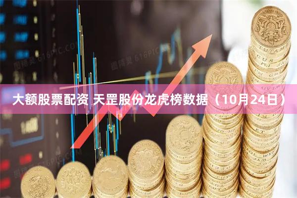 大额股票配资 天罡股份龙虎榜数据（10月24日）